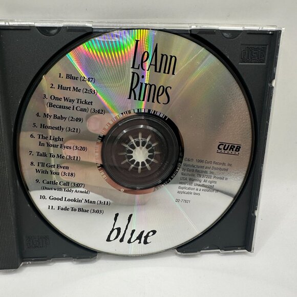 LeAnn Rimes - Blue CD 1996 Country Album Curb Records VG Condition - Picture 6 of 6